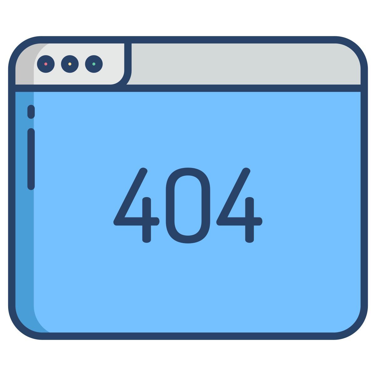 website 404 error icon