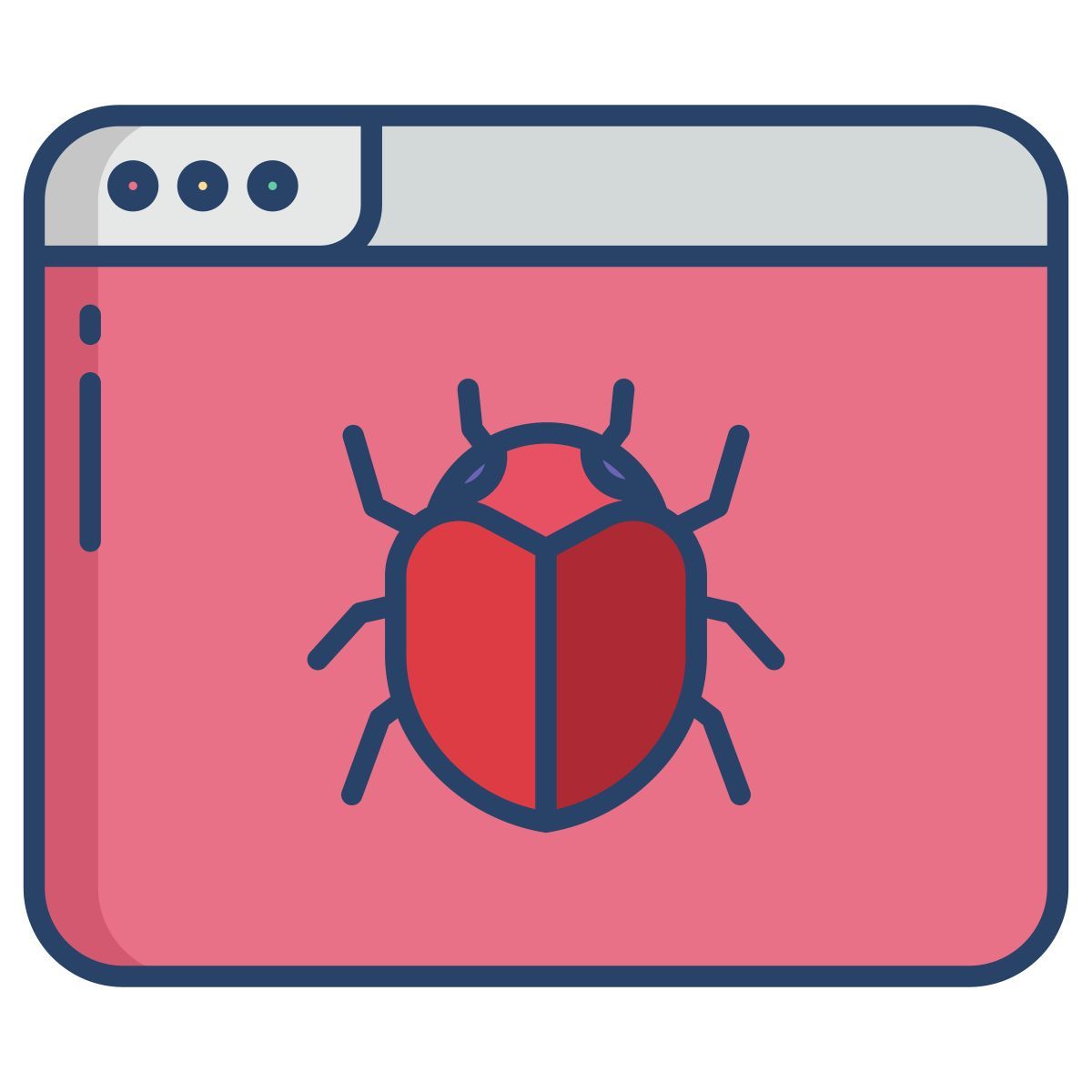 website bug icon