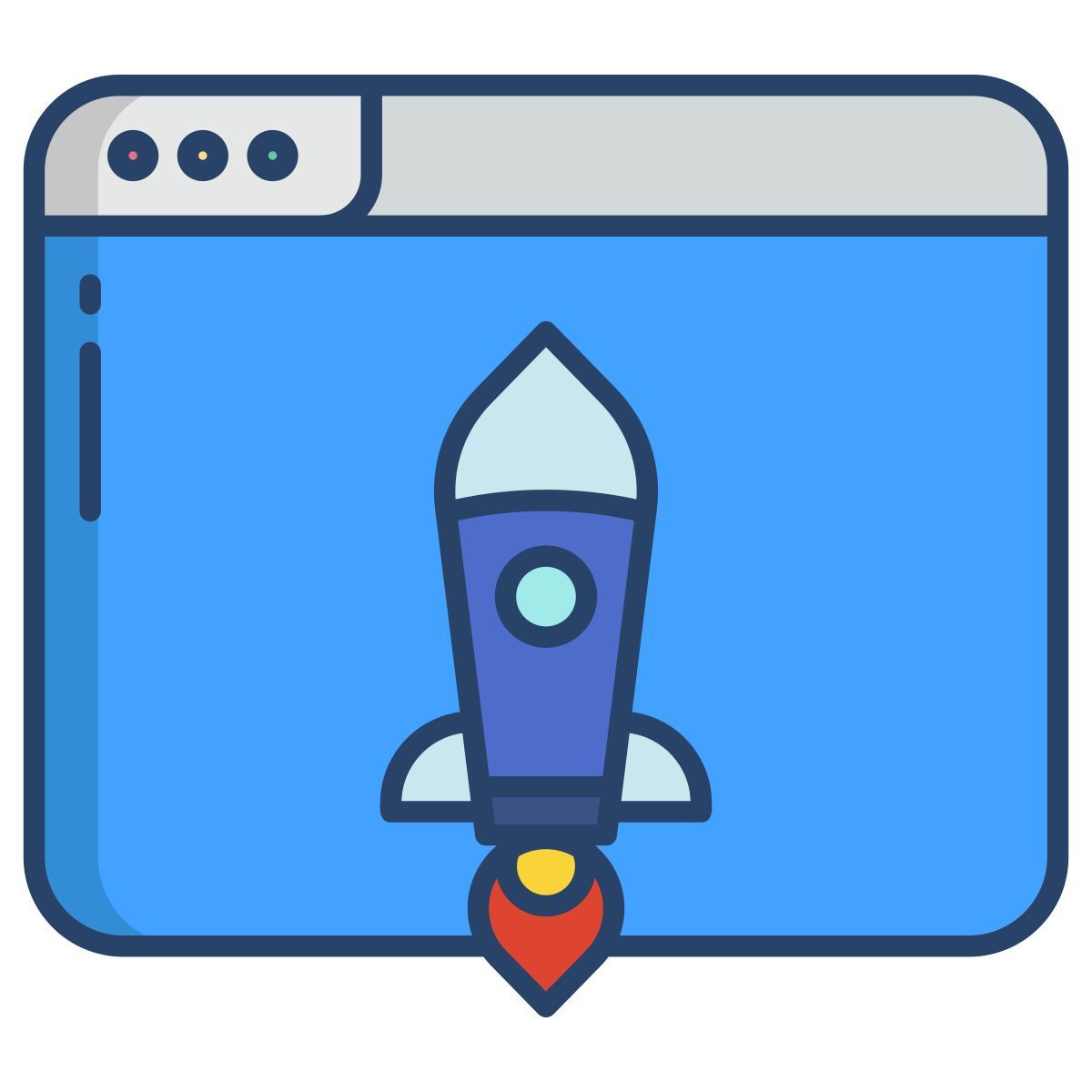 website launching icon