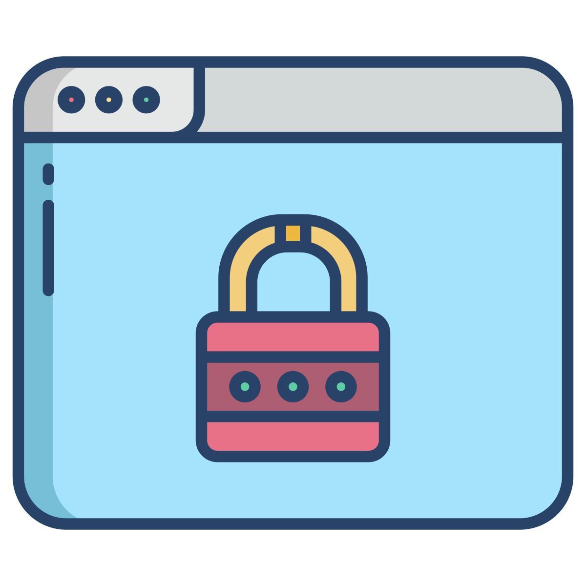 website lock icon