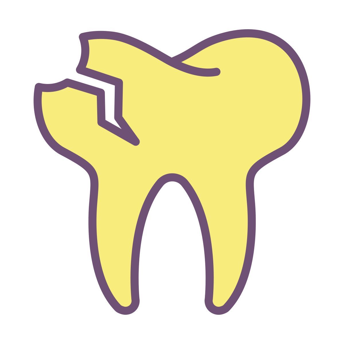 dent cassée icon