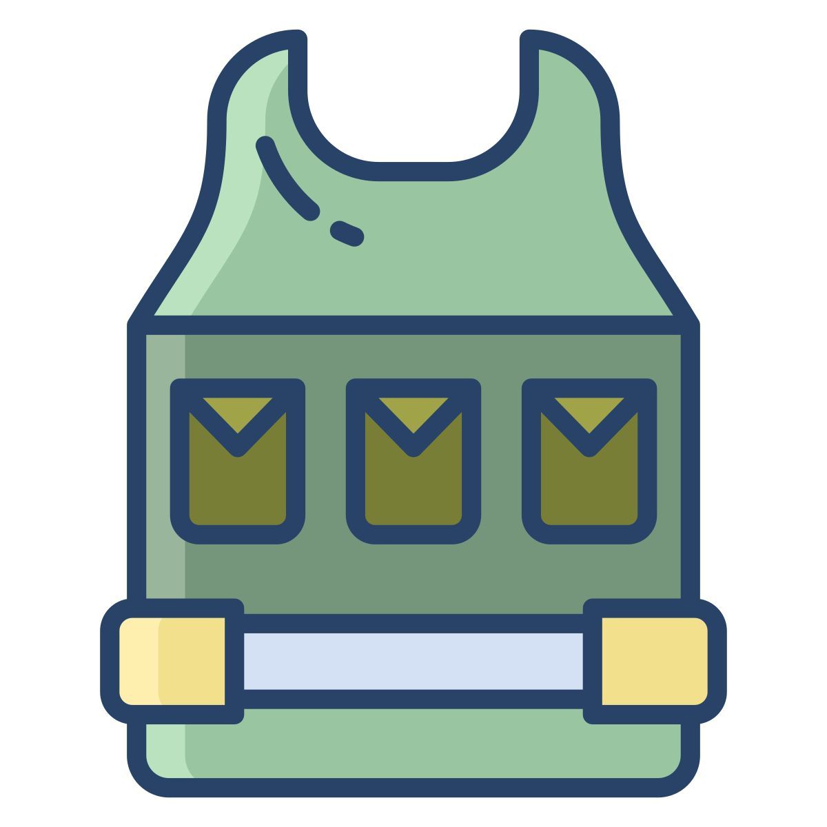 bulletproof vest icon