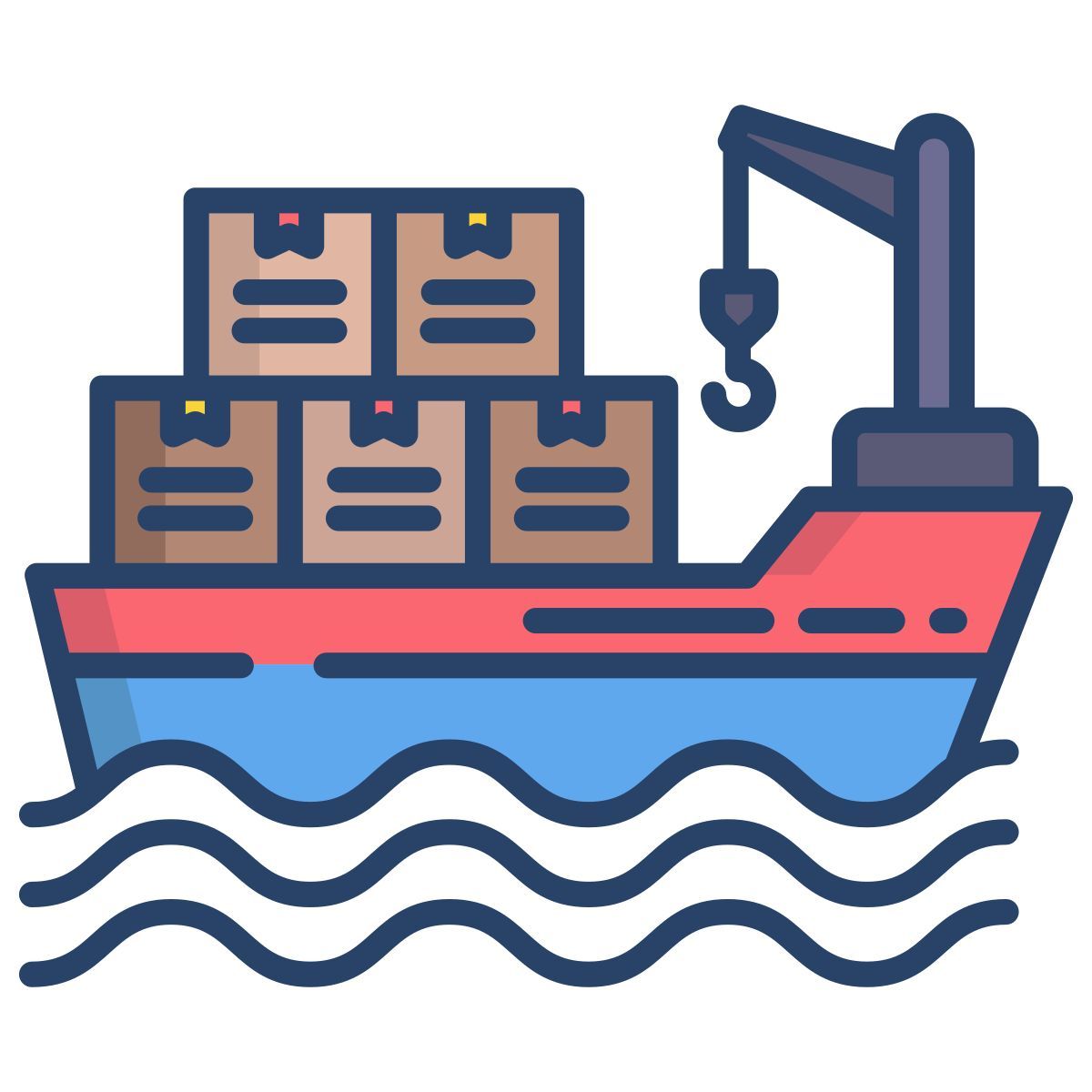 cargo ship icon