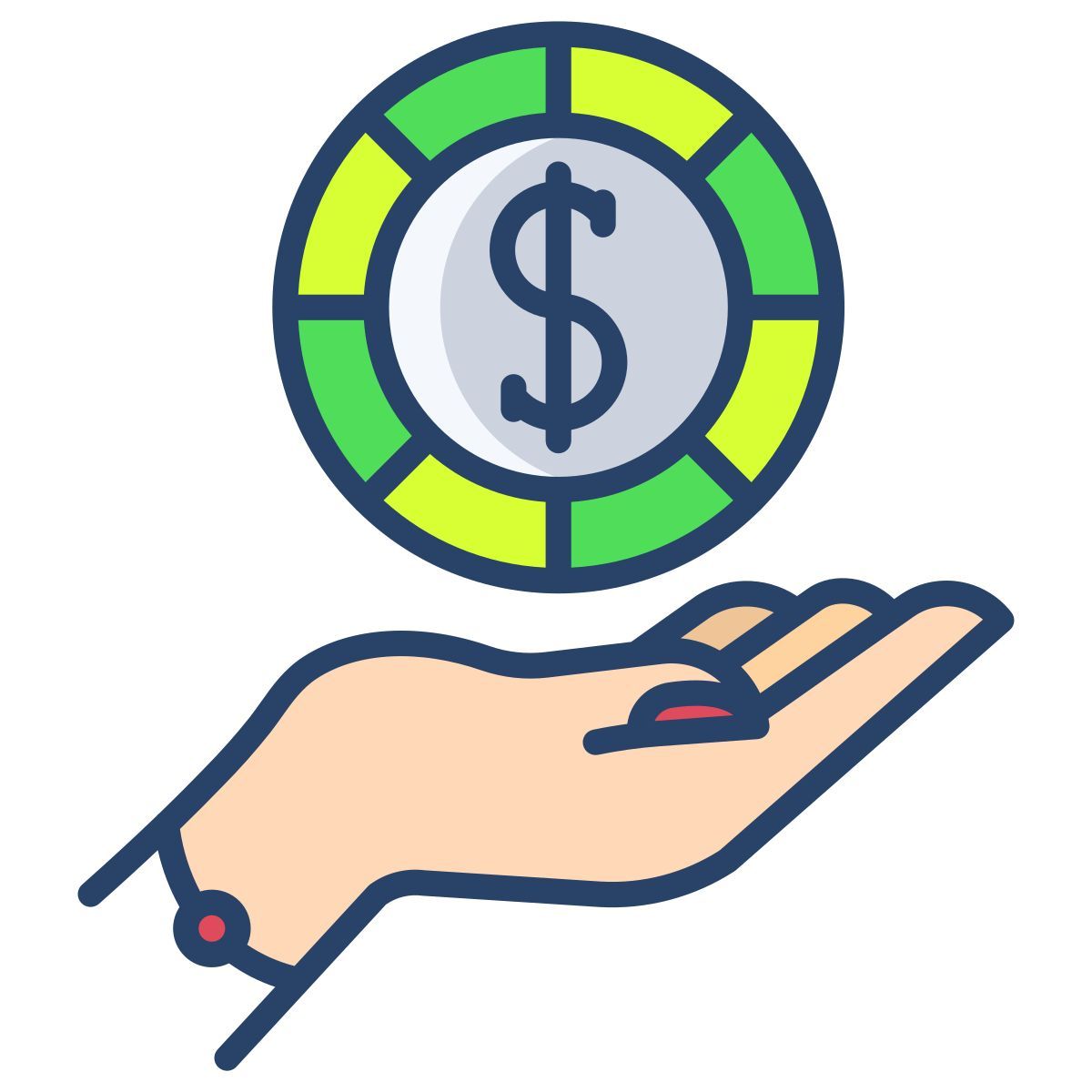 casino chip icon