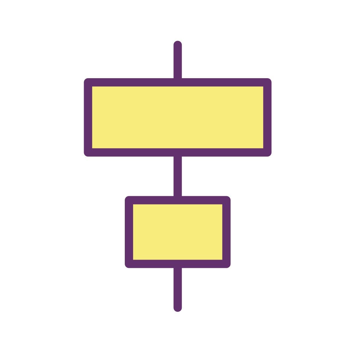 alignement central icon