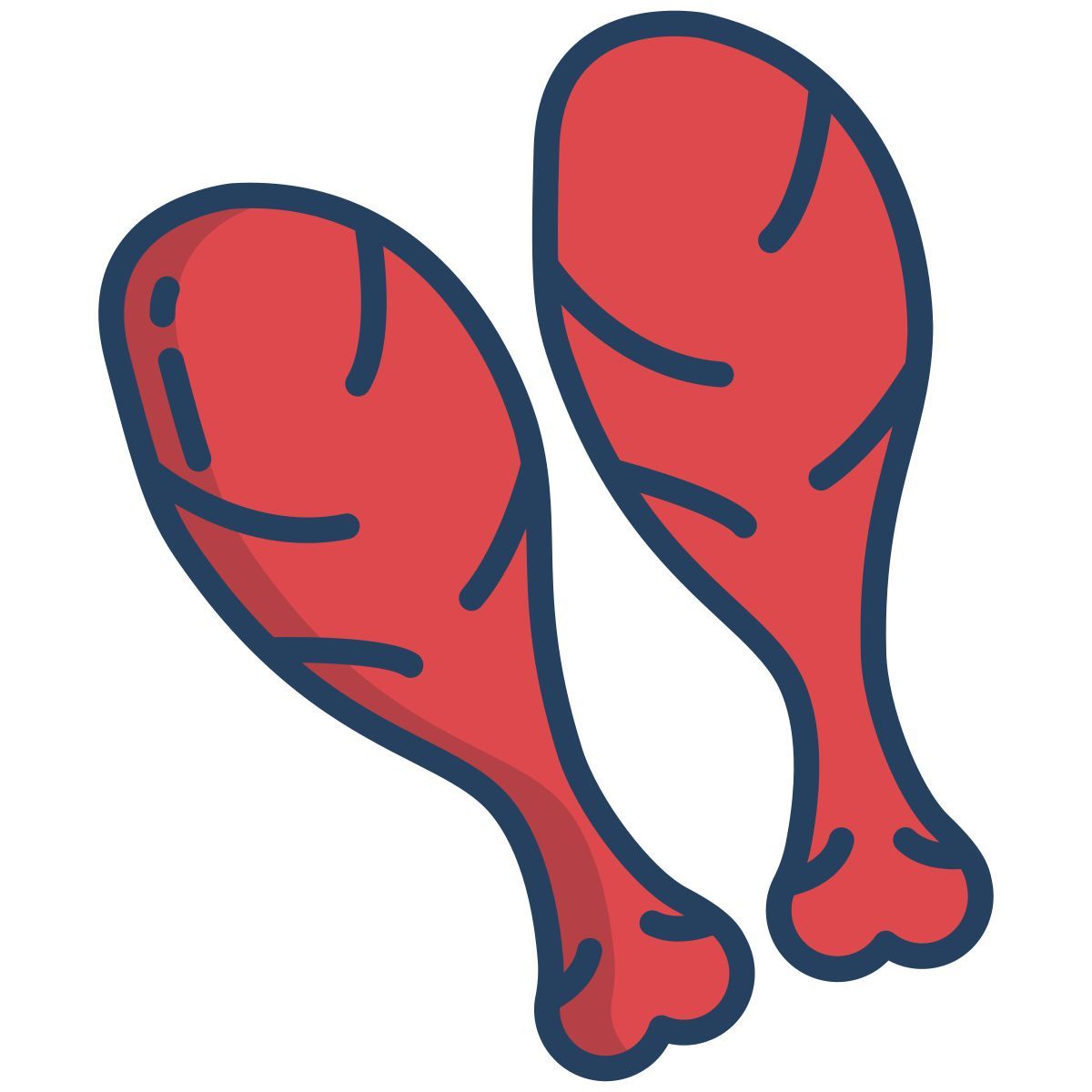 chicken leg icon