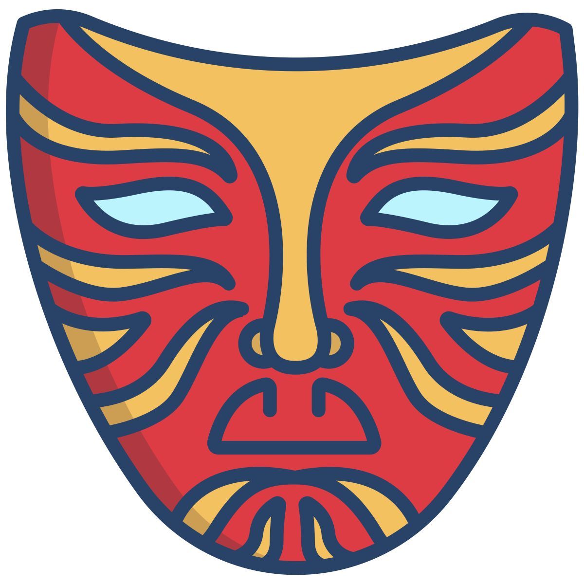 chinese mask icon