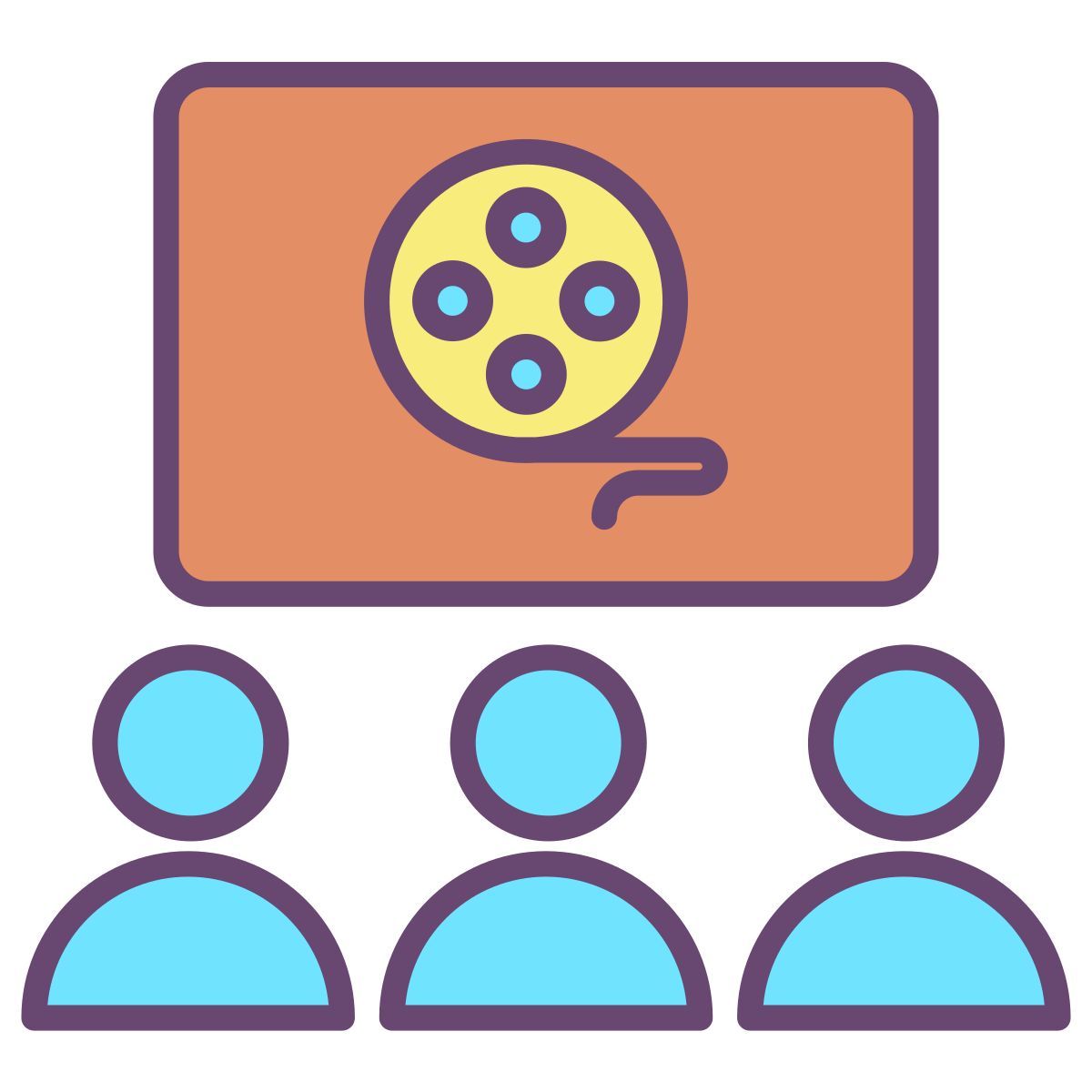 cinema screen icon