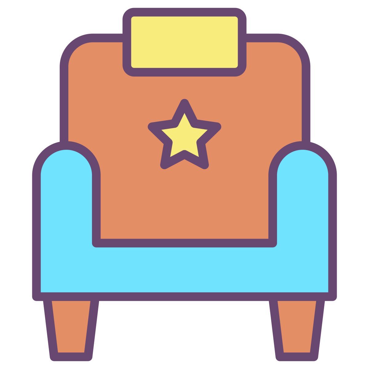 cinema seat icon