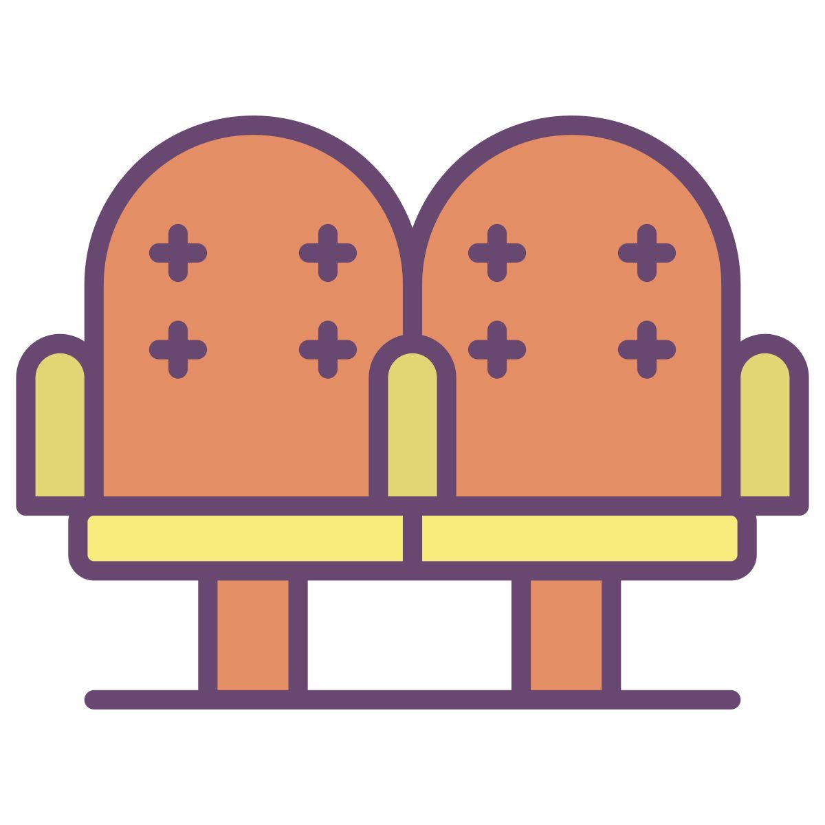cinema seat icon