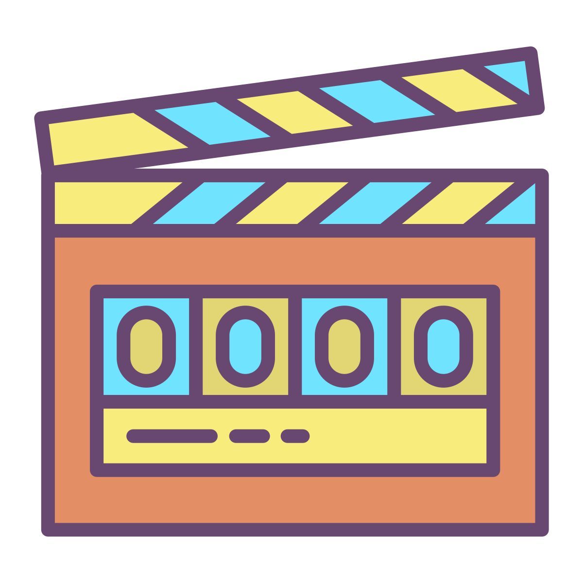 clapperboard icon
