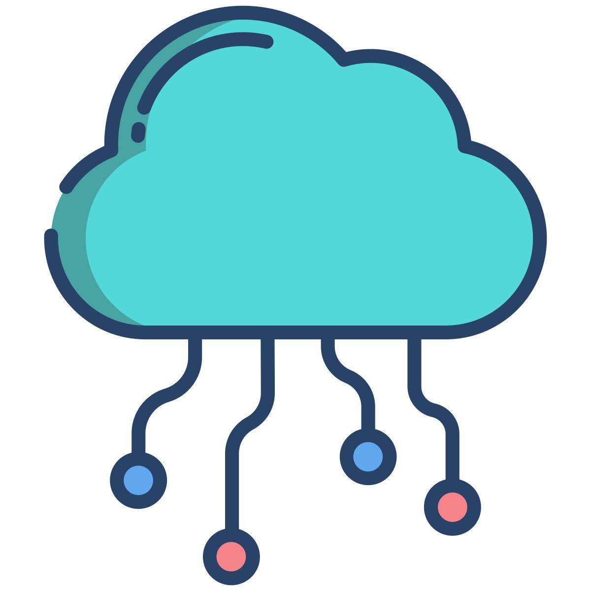 Cloud computing icon