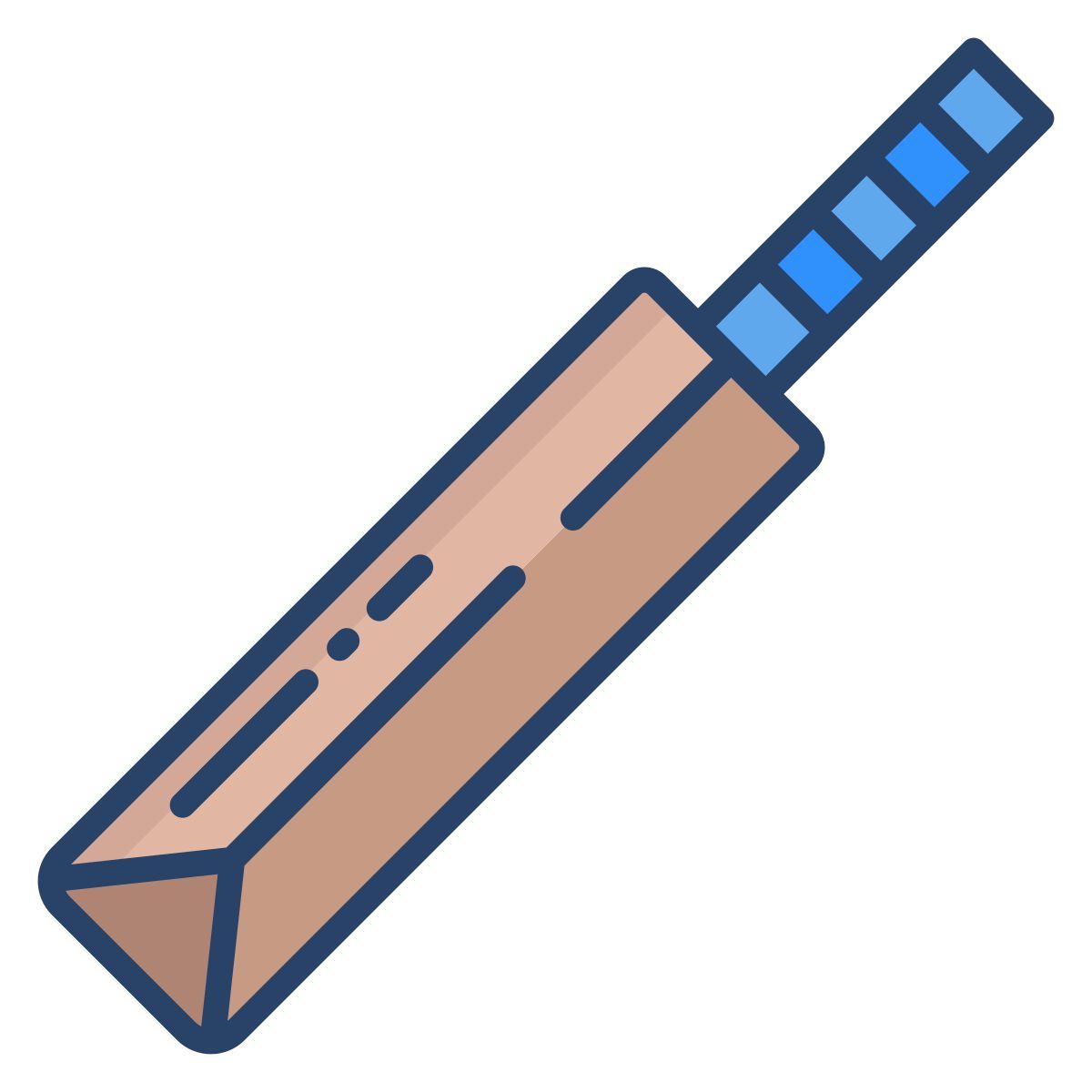 cricket bat icon