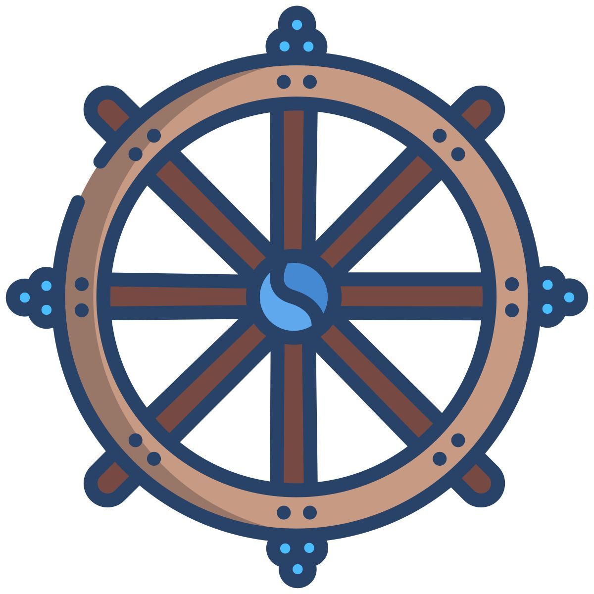 dharma wheel icon