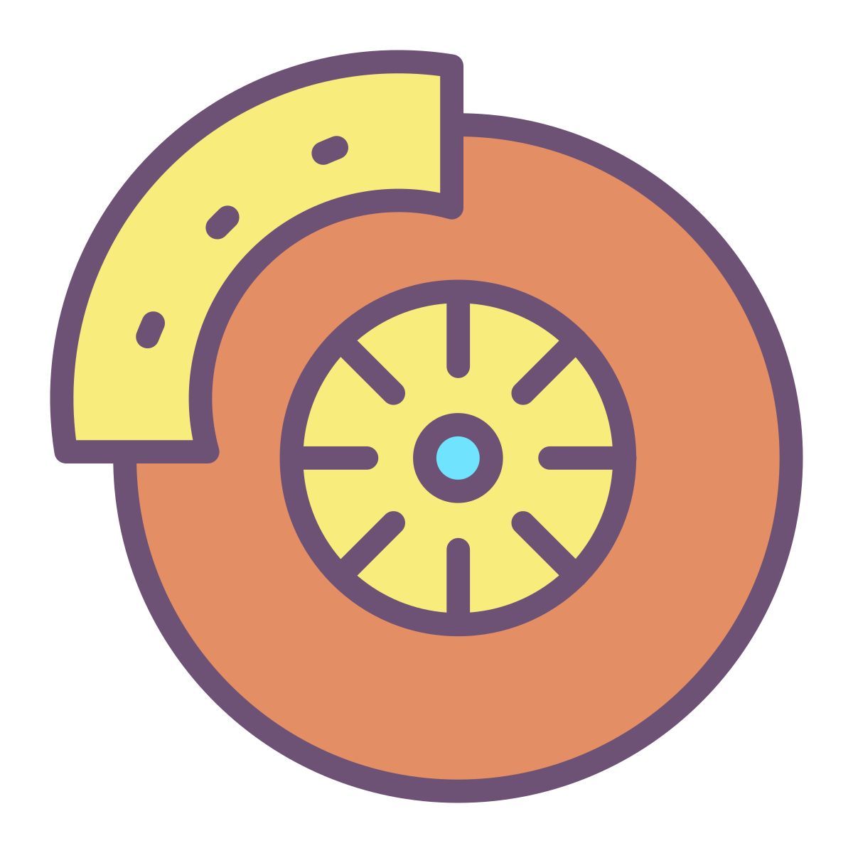 disc brake icon