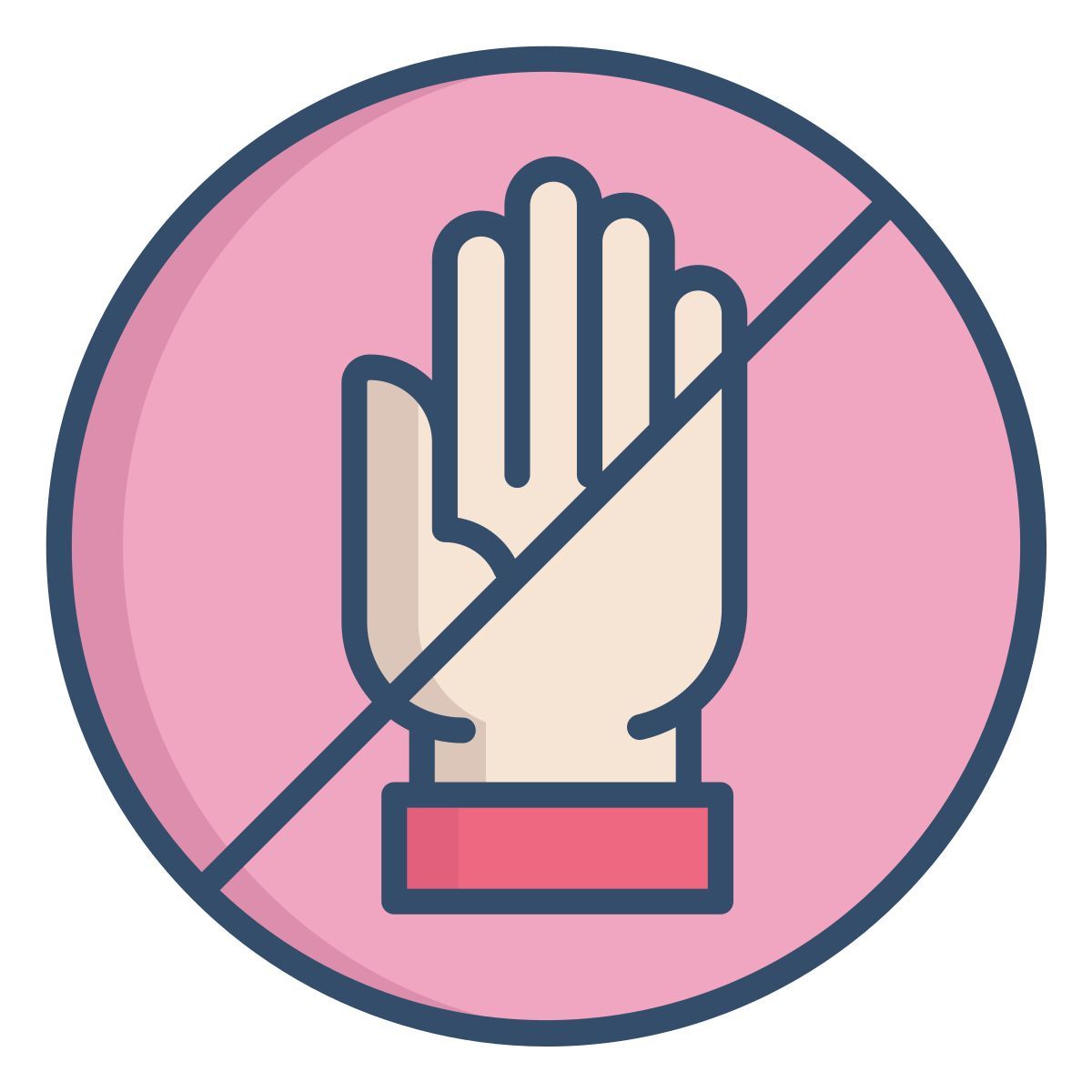 dont touch icon
