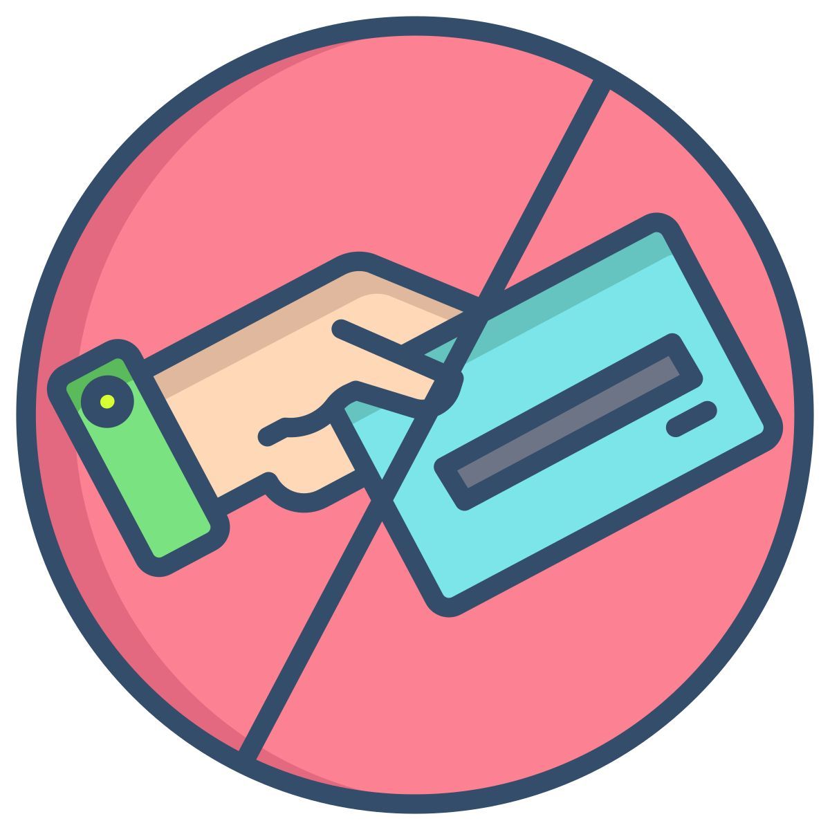 dont touch icon