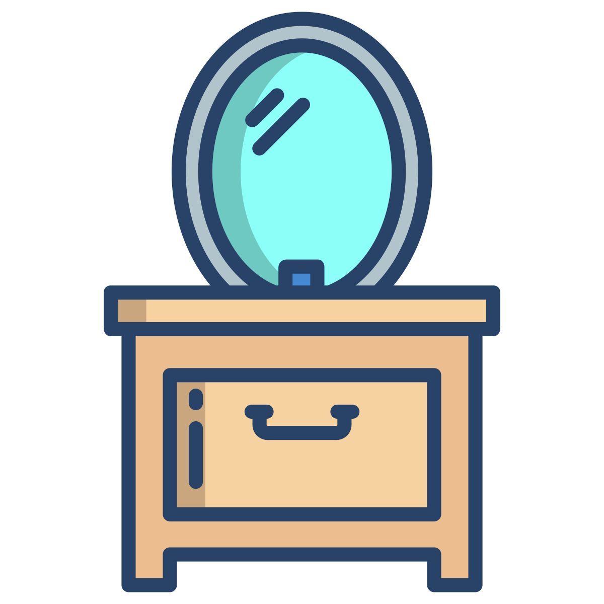 dressing table icon