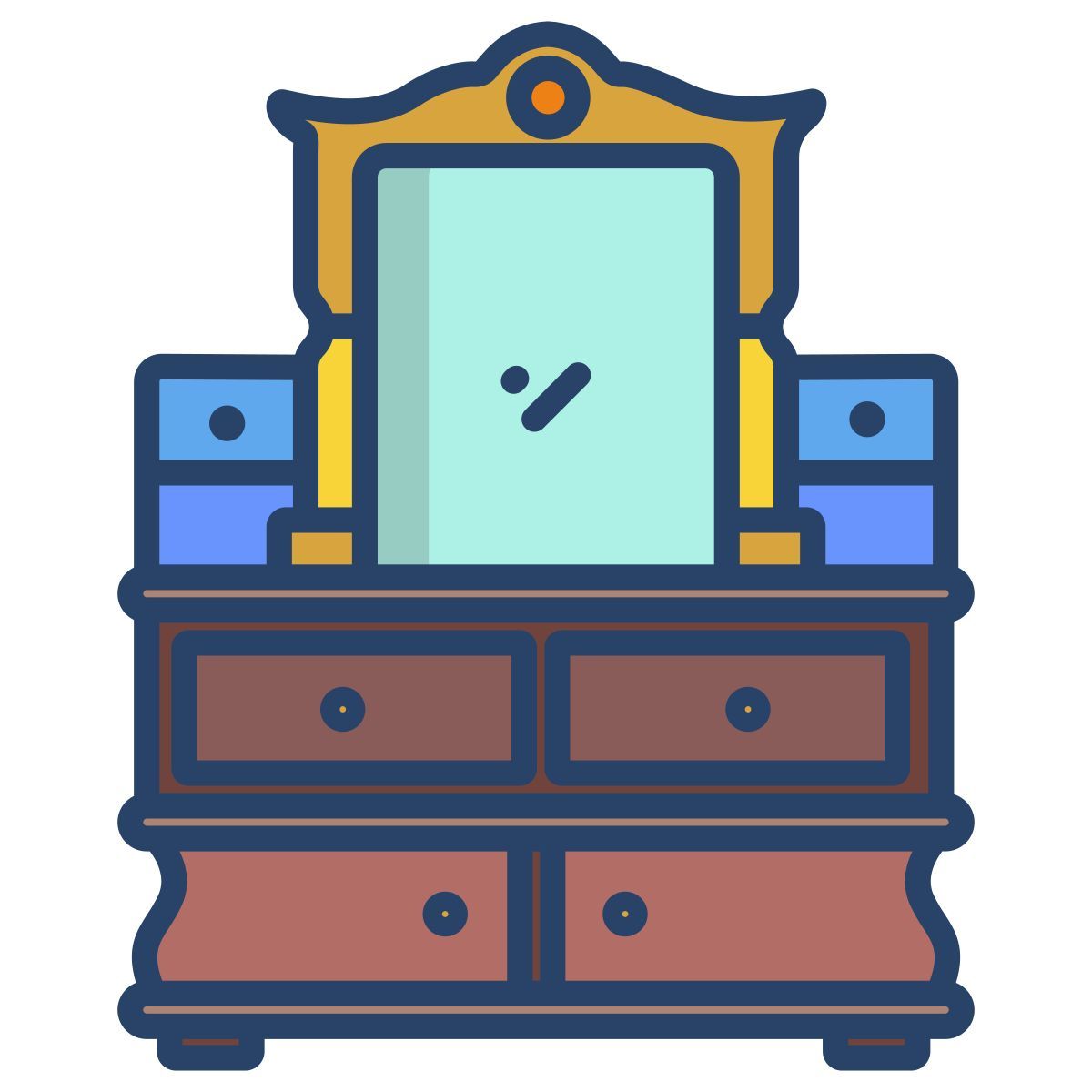 dressing table icon