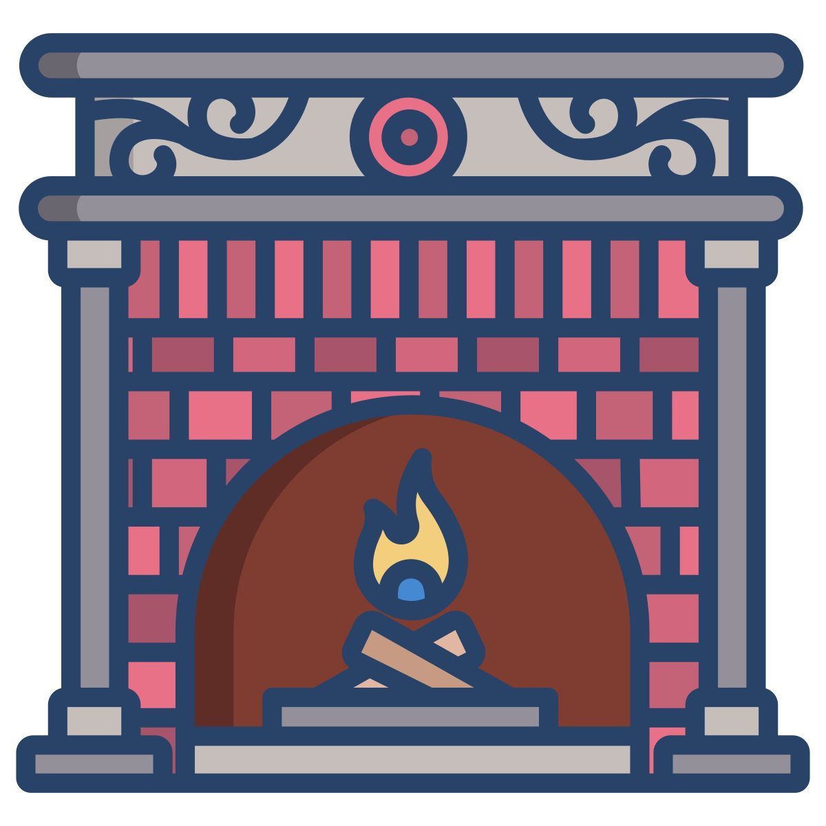 fireplace icon