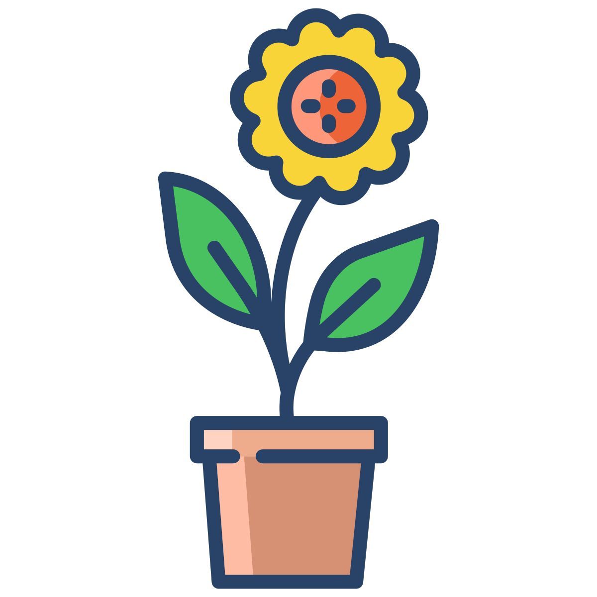 flower pot icon