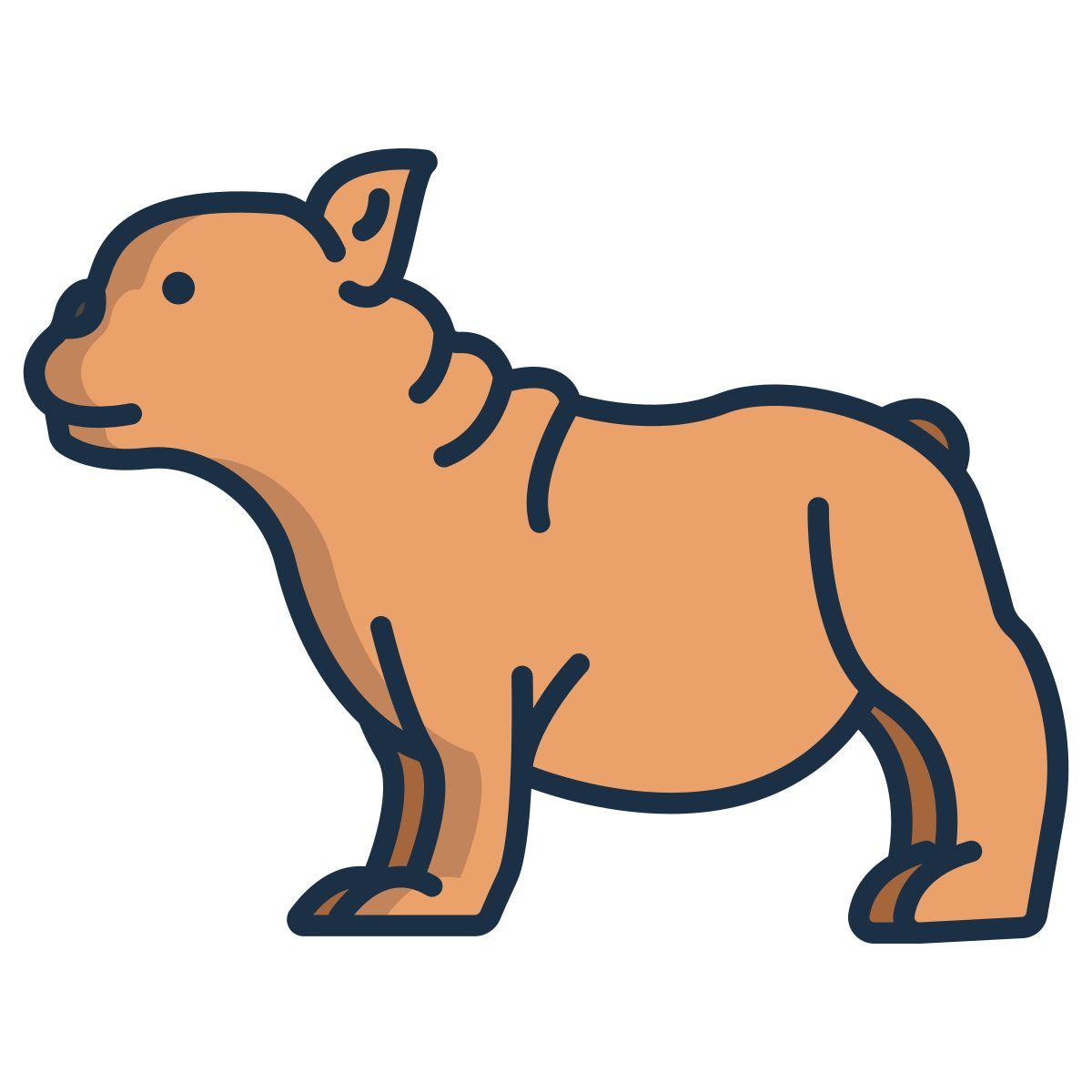 french bulldog icon