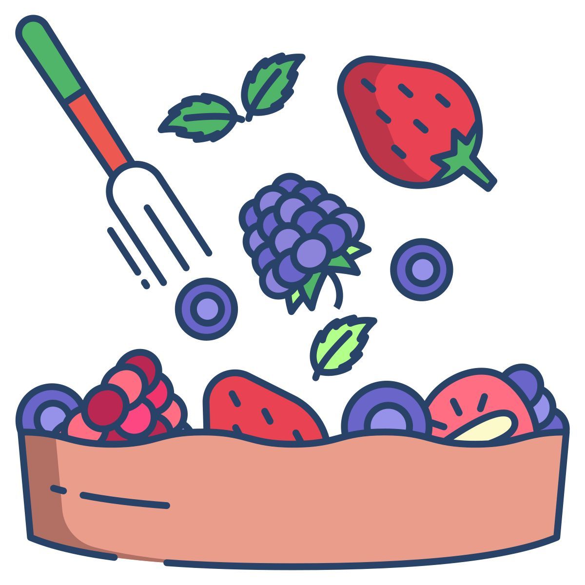 fruit bowl icon
