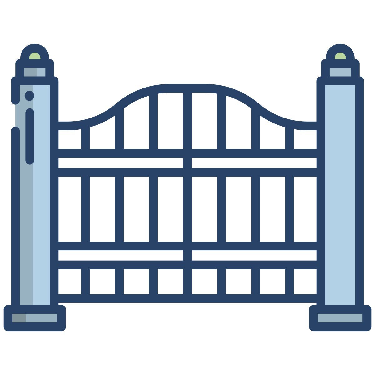 Cancello anteriore chiuso icon