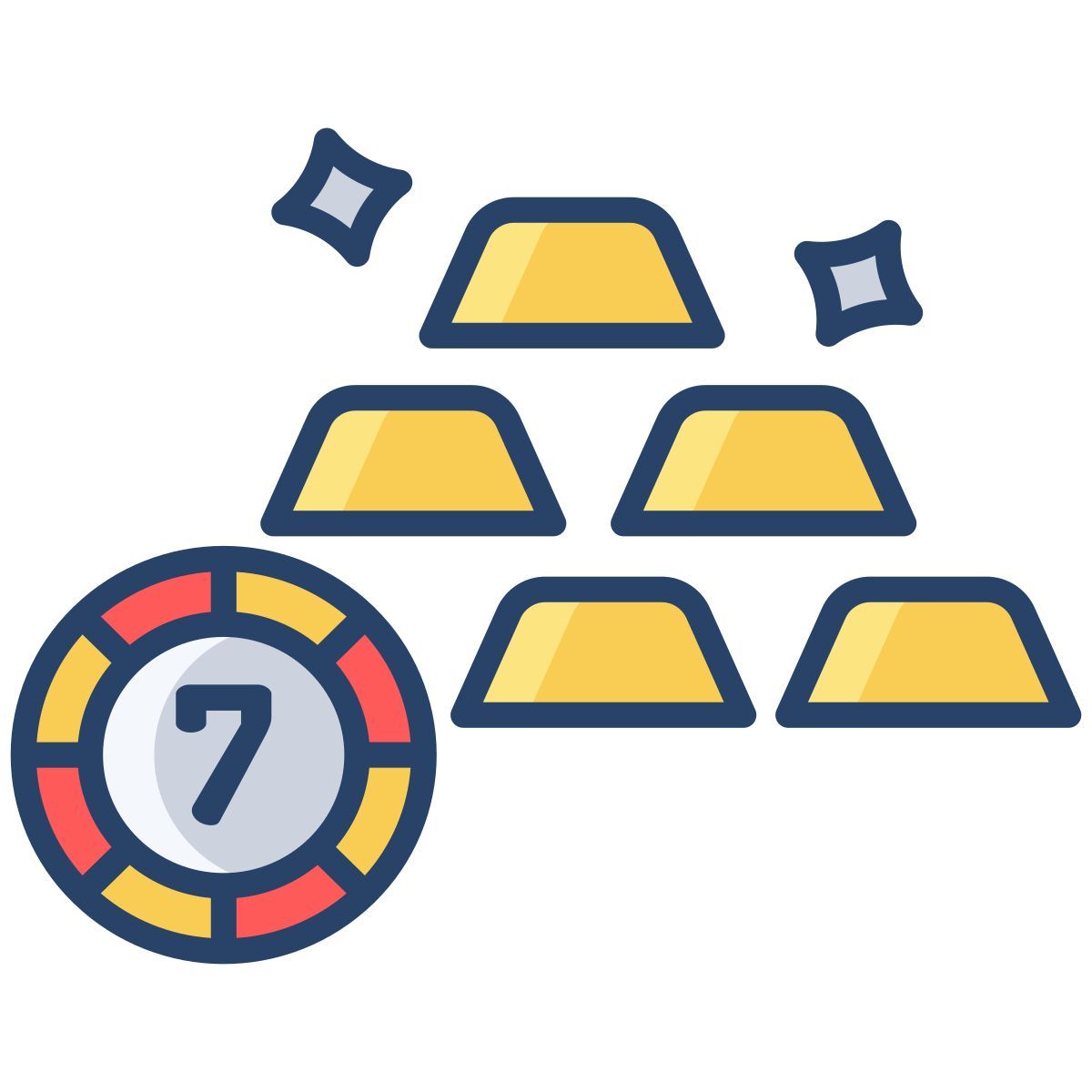gold bars icon