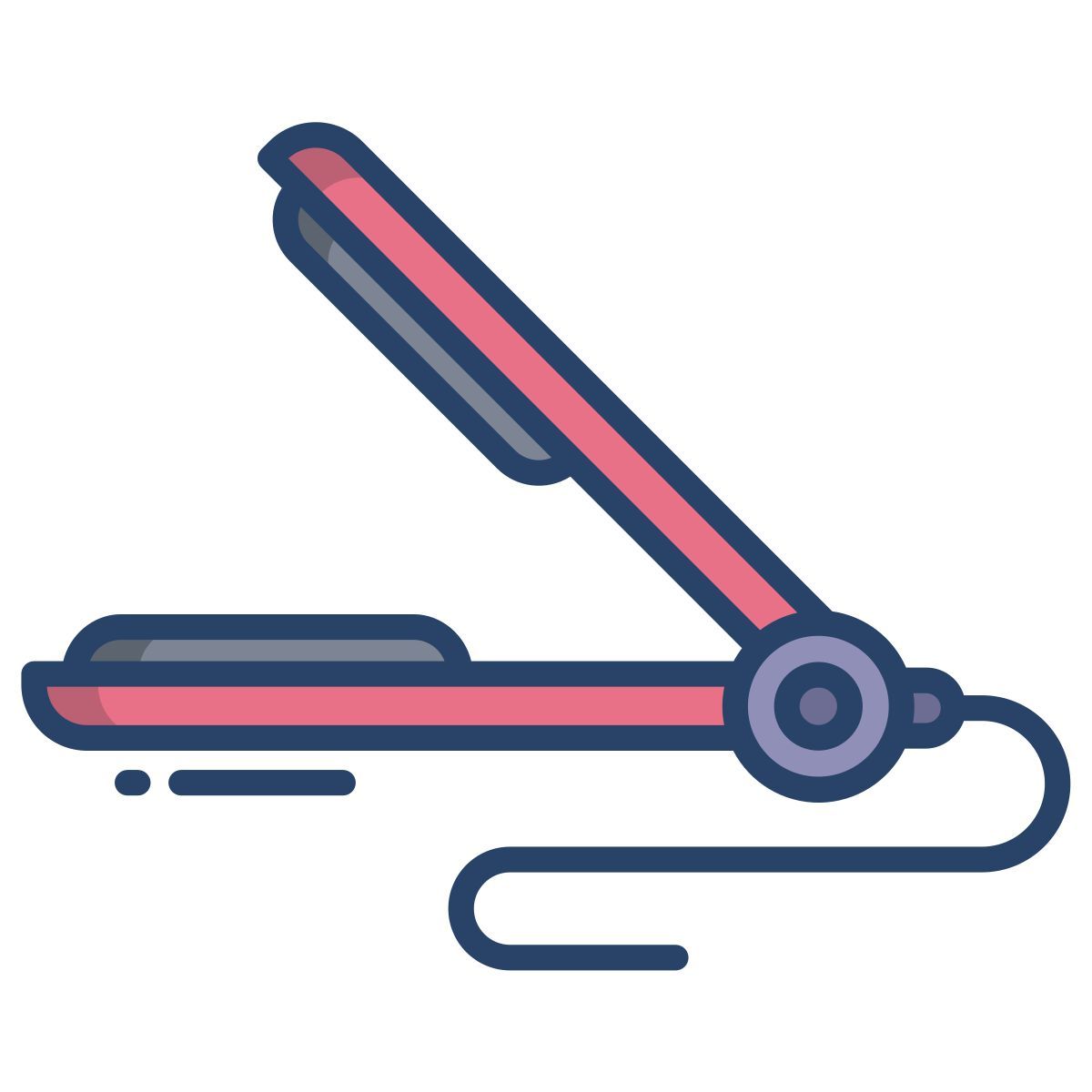 hair iron icon