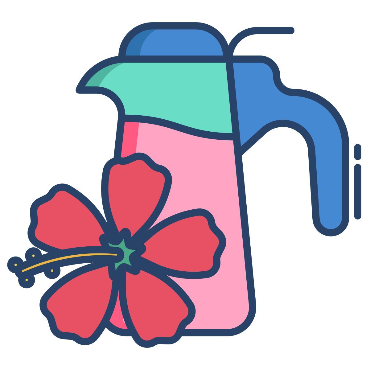 hibiscus tea icon