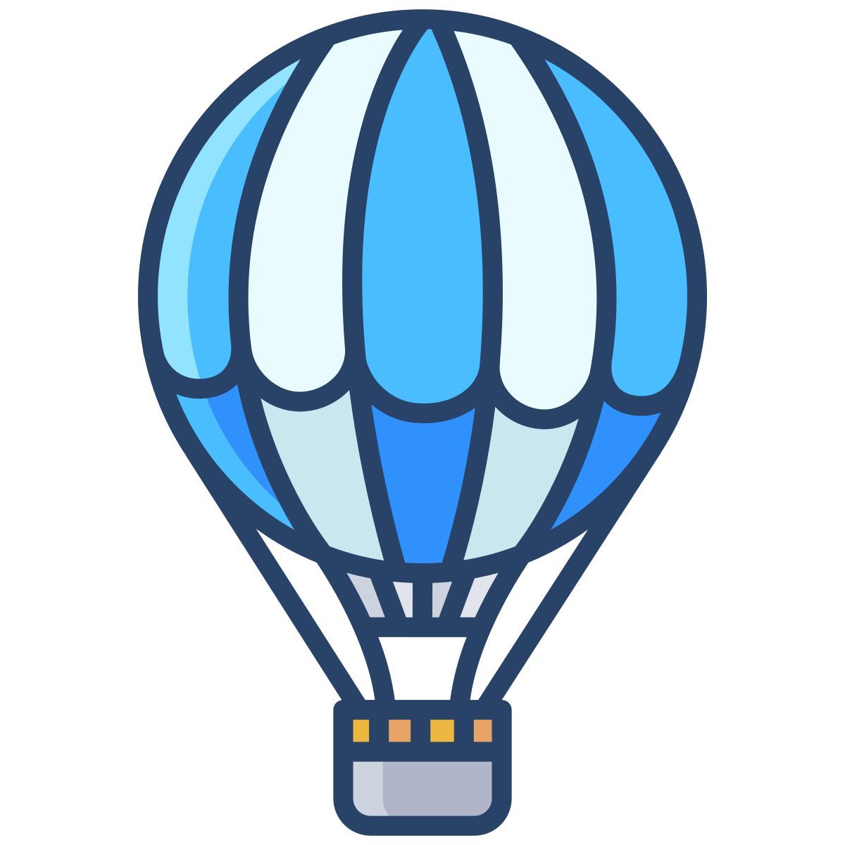 hot air balloon icon