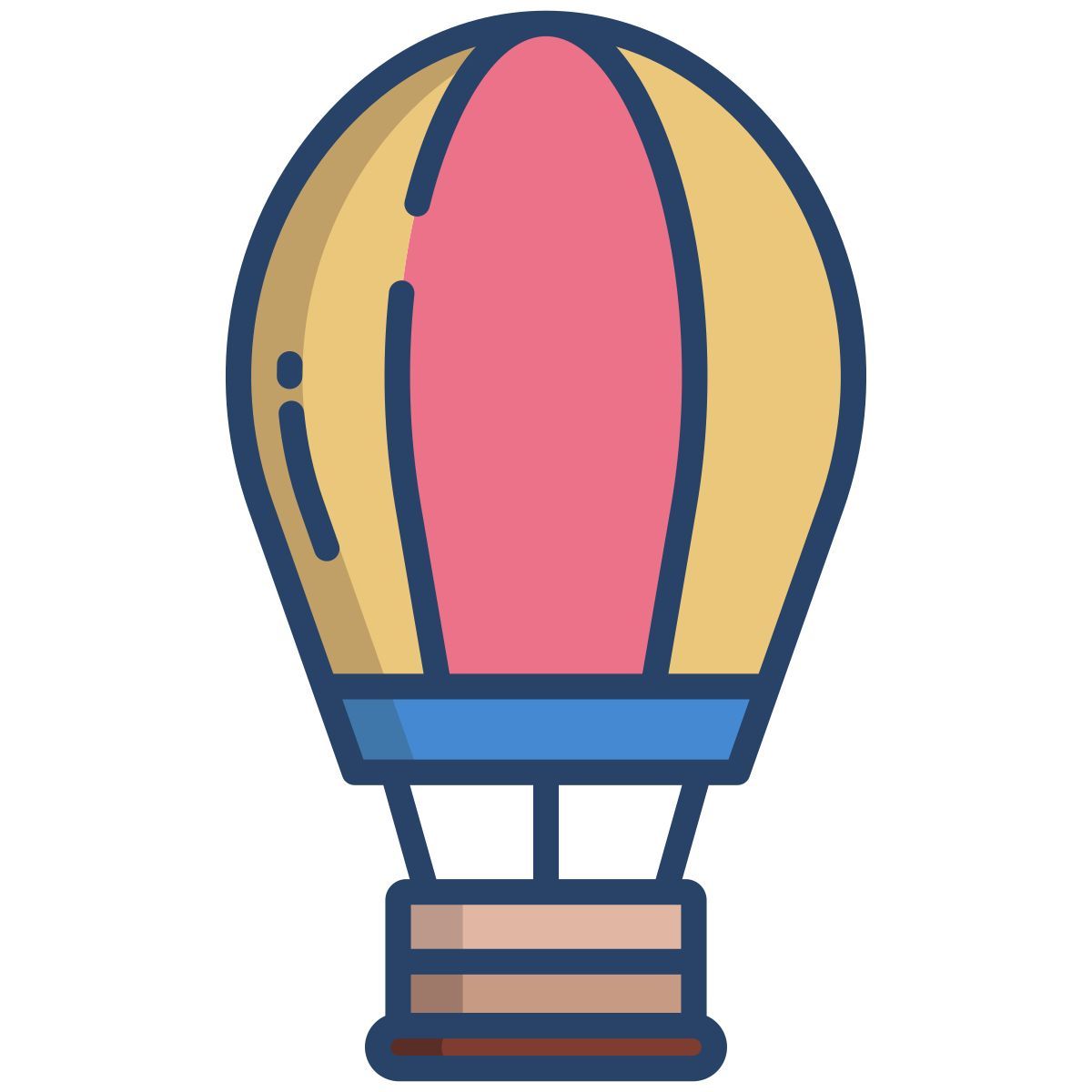 hot air balloon icon