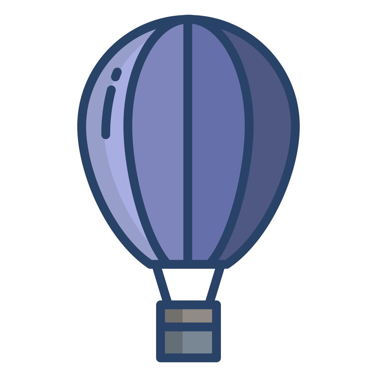 hot air balloon icon