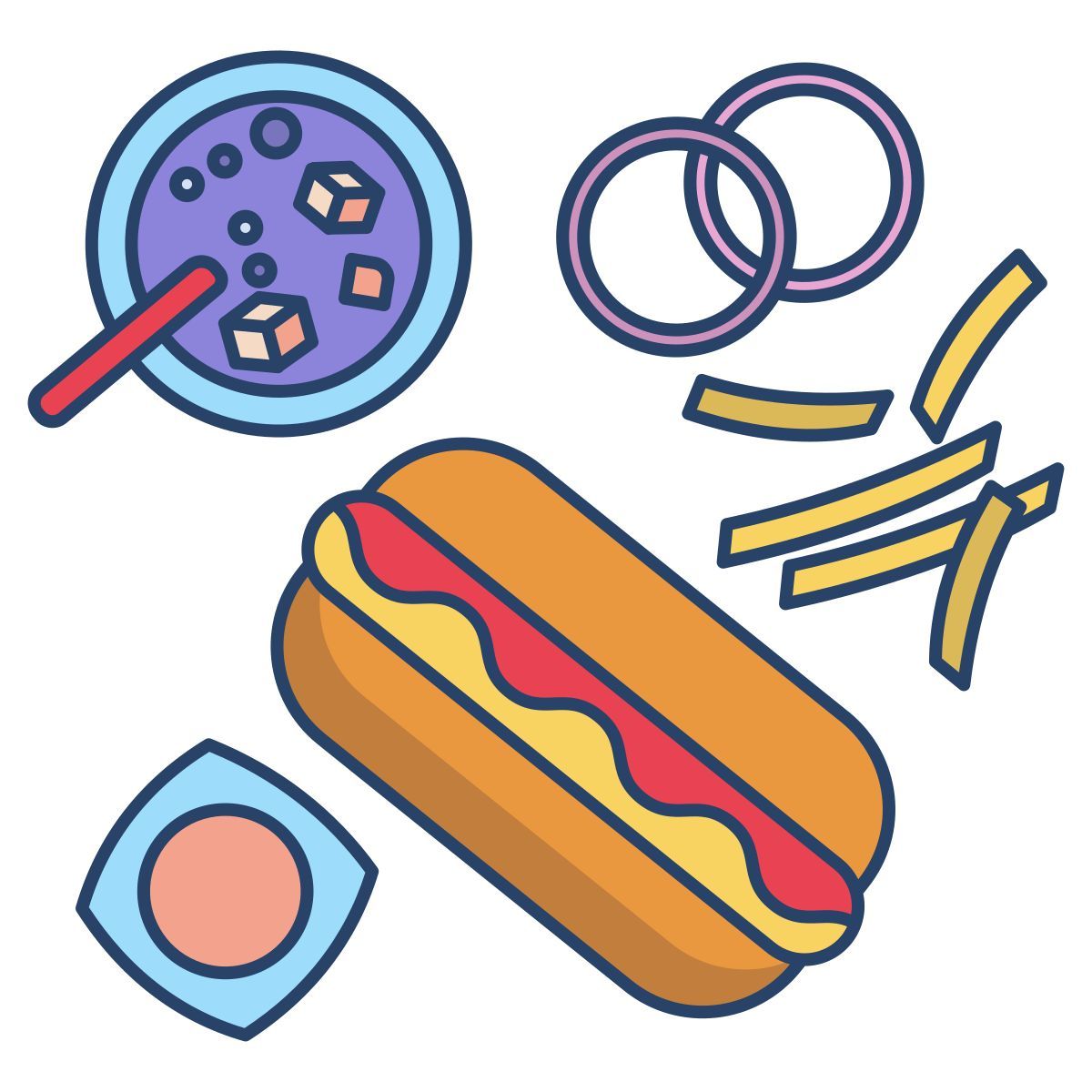hot dog icon