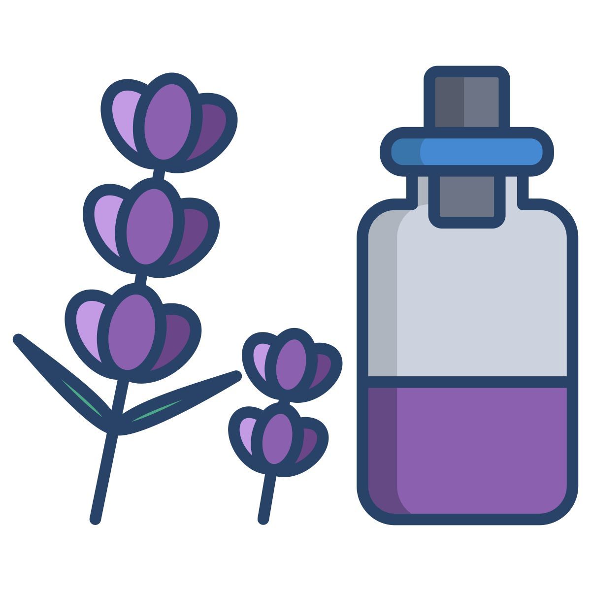 lavender oil & medicine icon