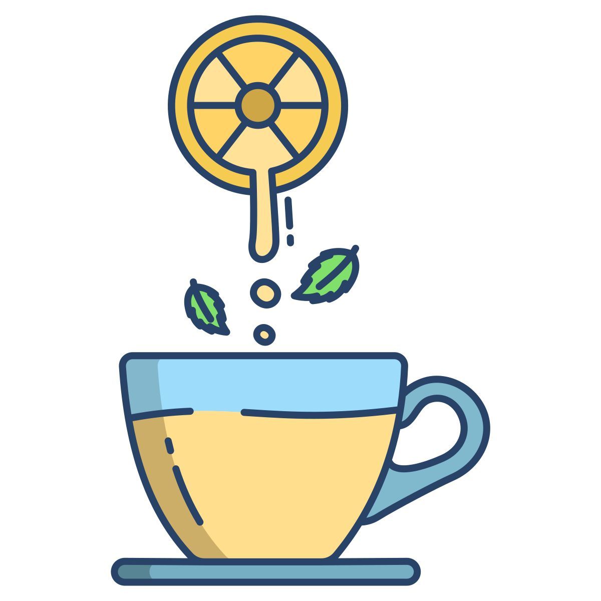 lemon tea icon