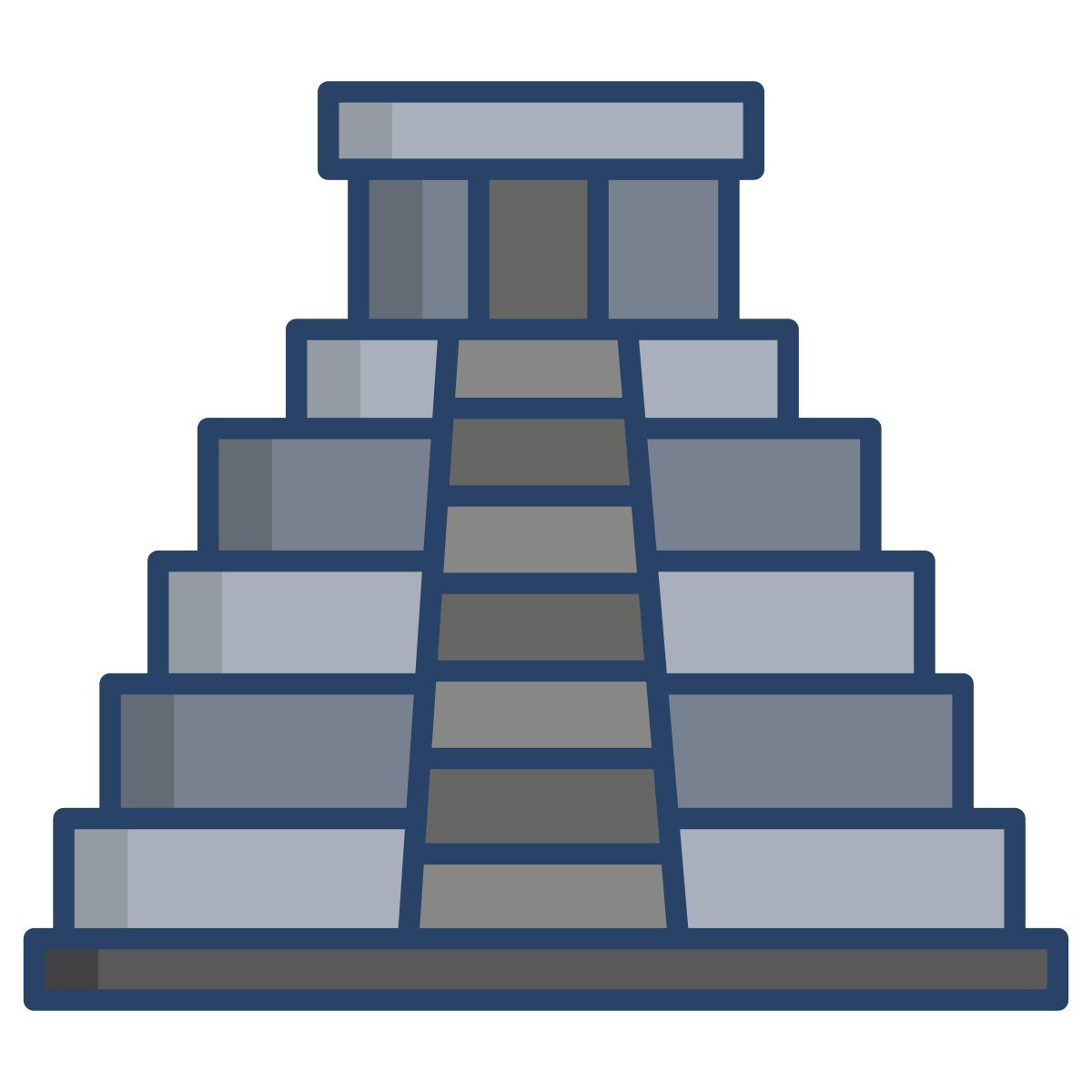 pirâmide maia icon