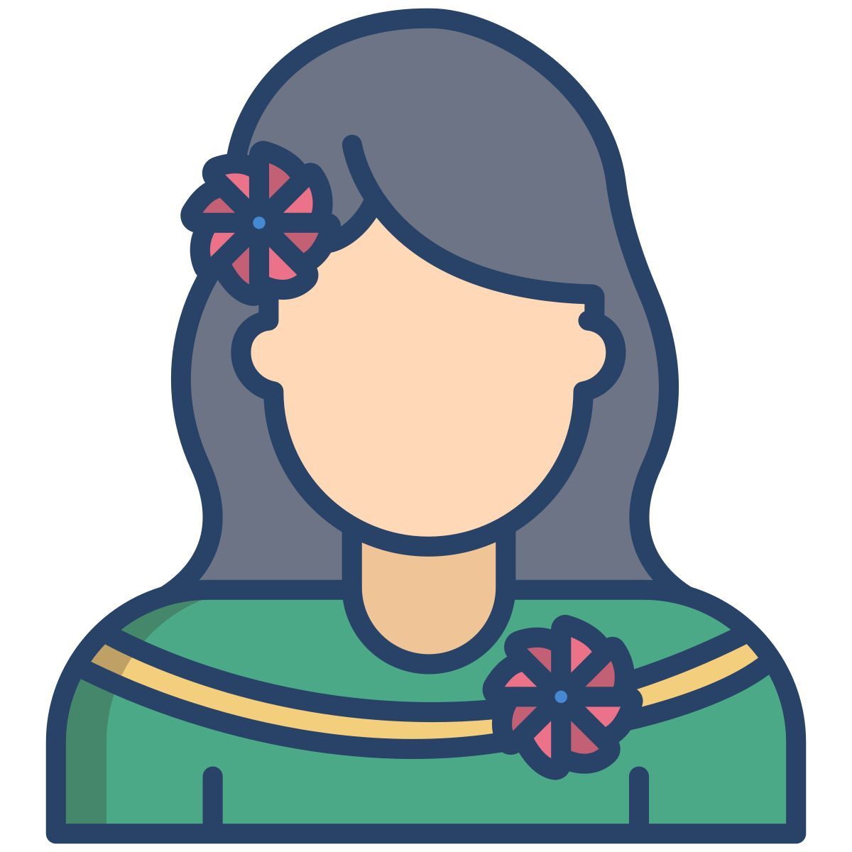 mexican woman icon