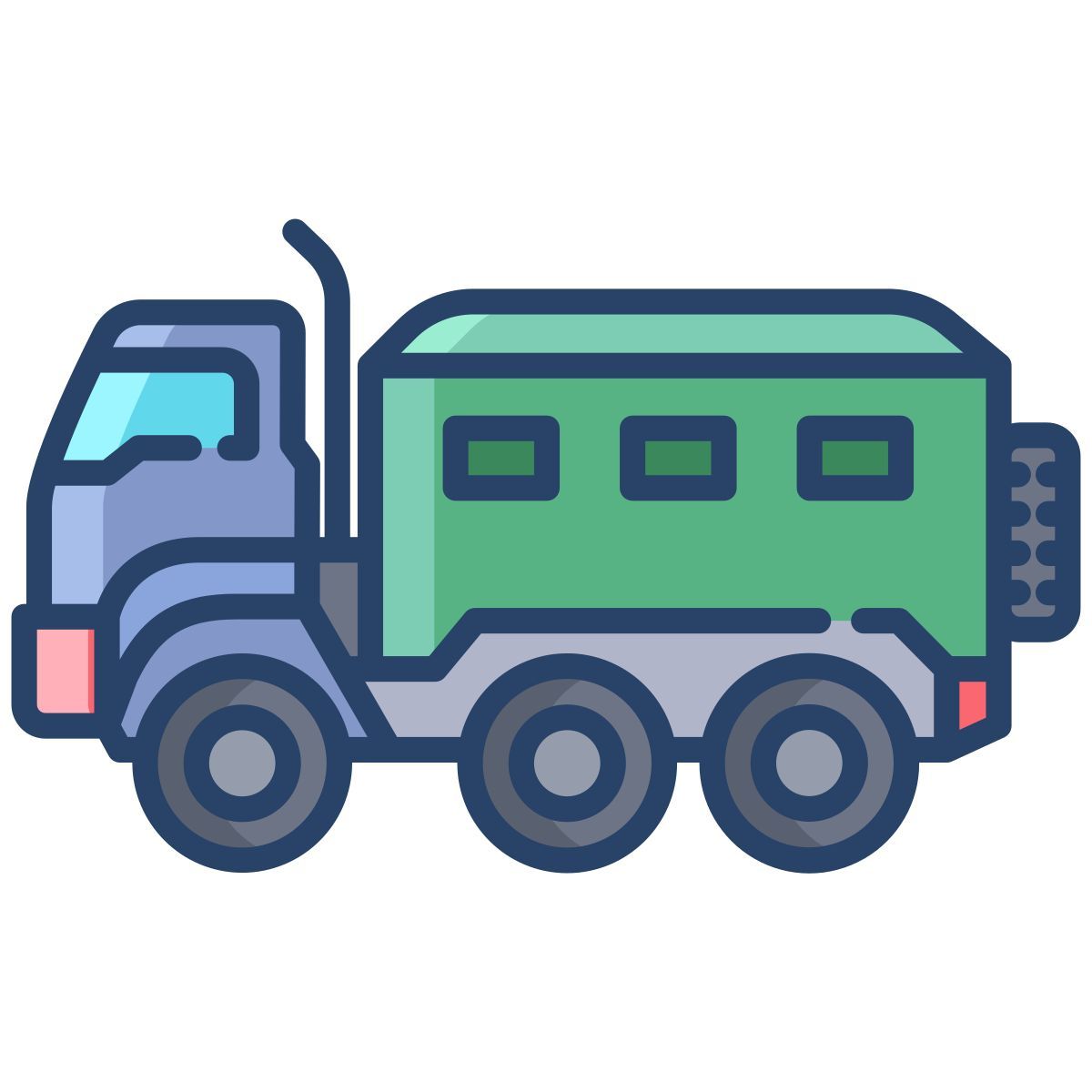 military vehicle icon