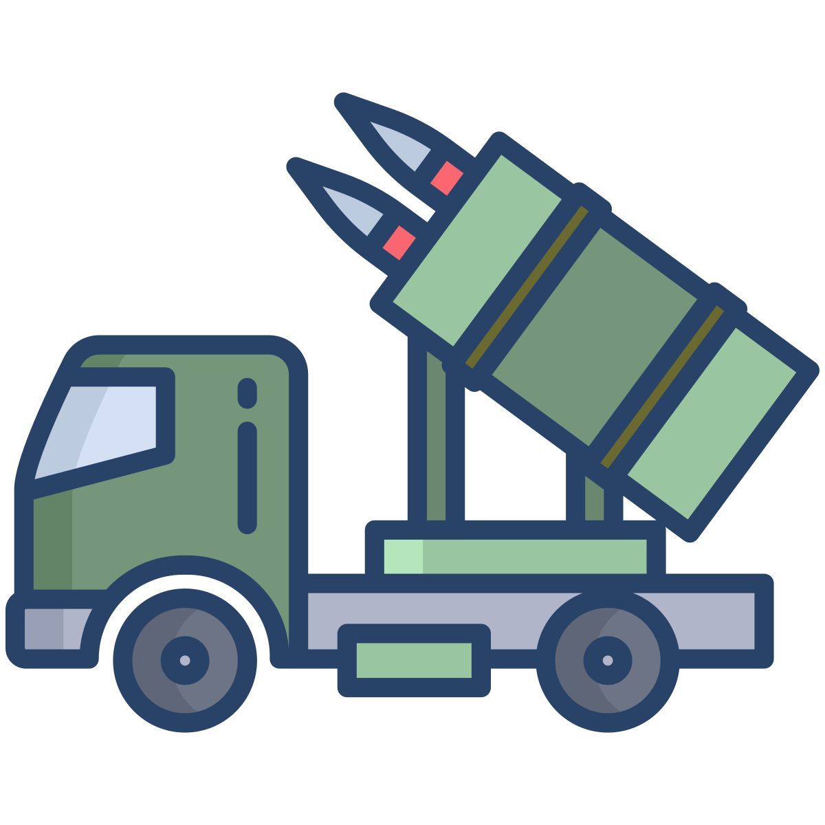military vehicle icon