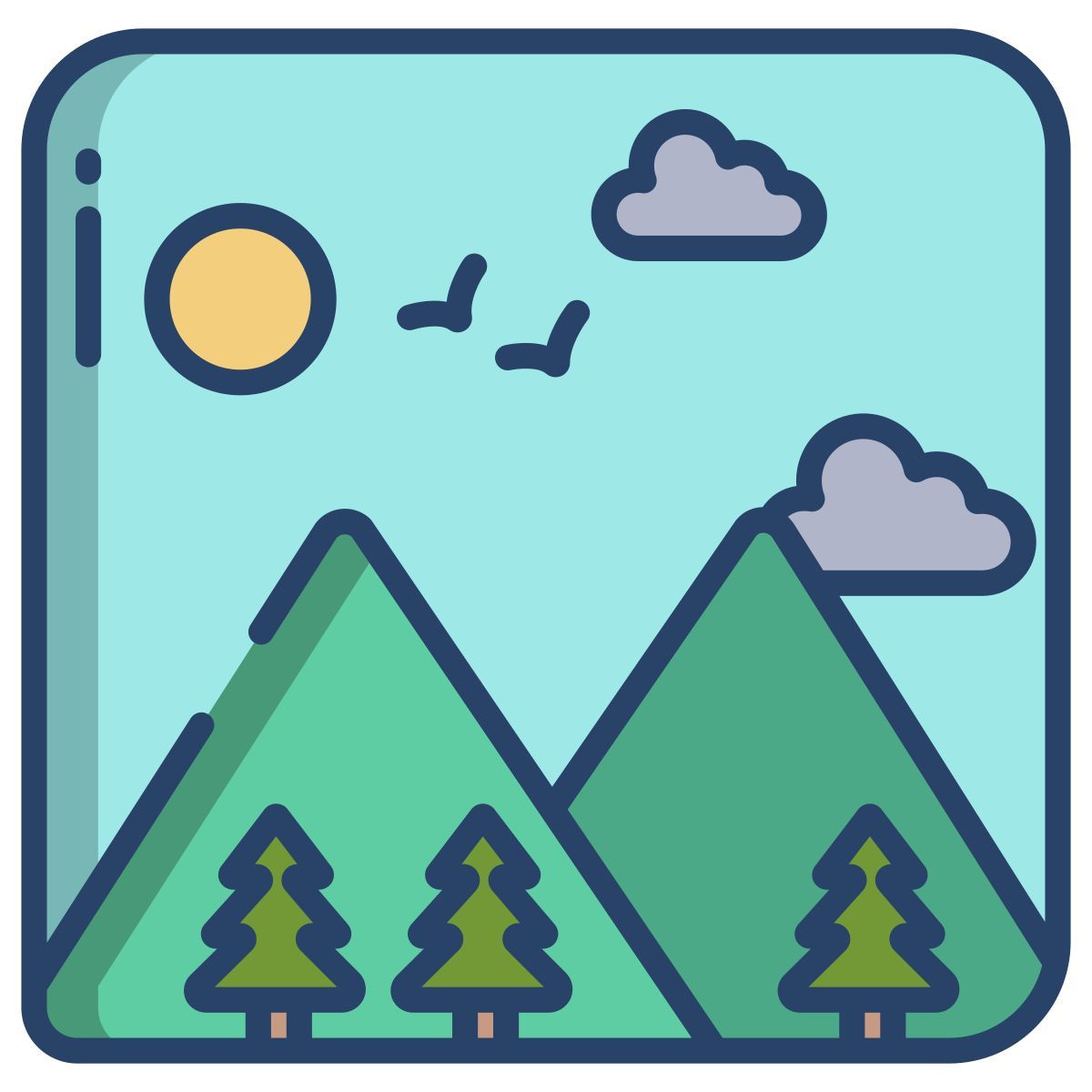 mountains icon