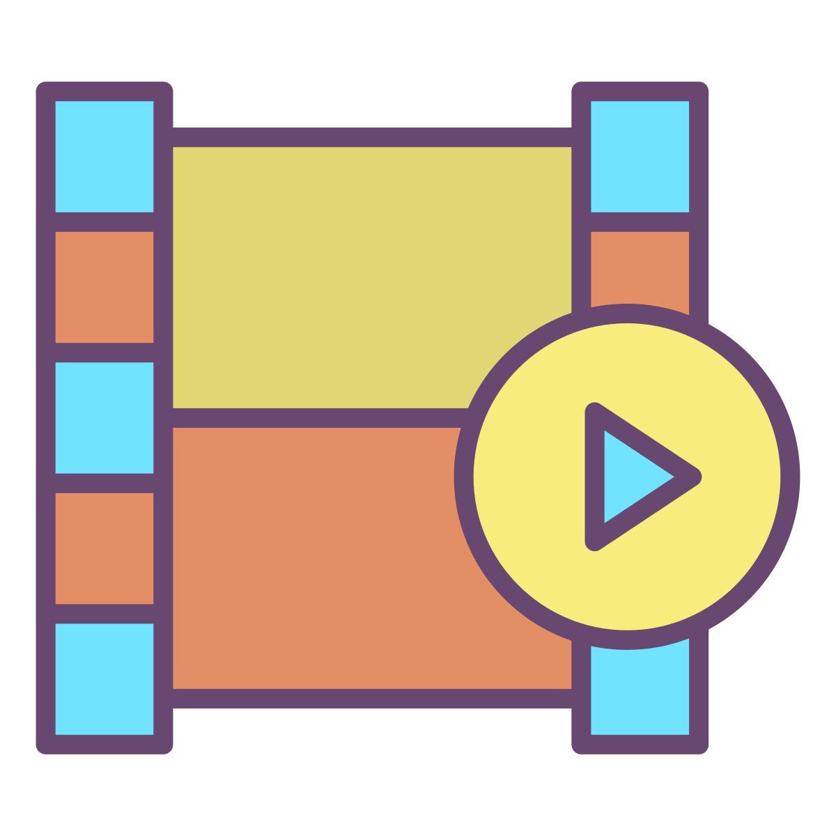 movie reel icon