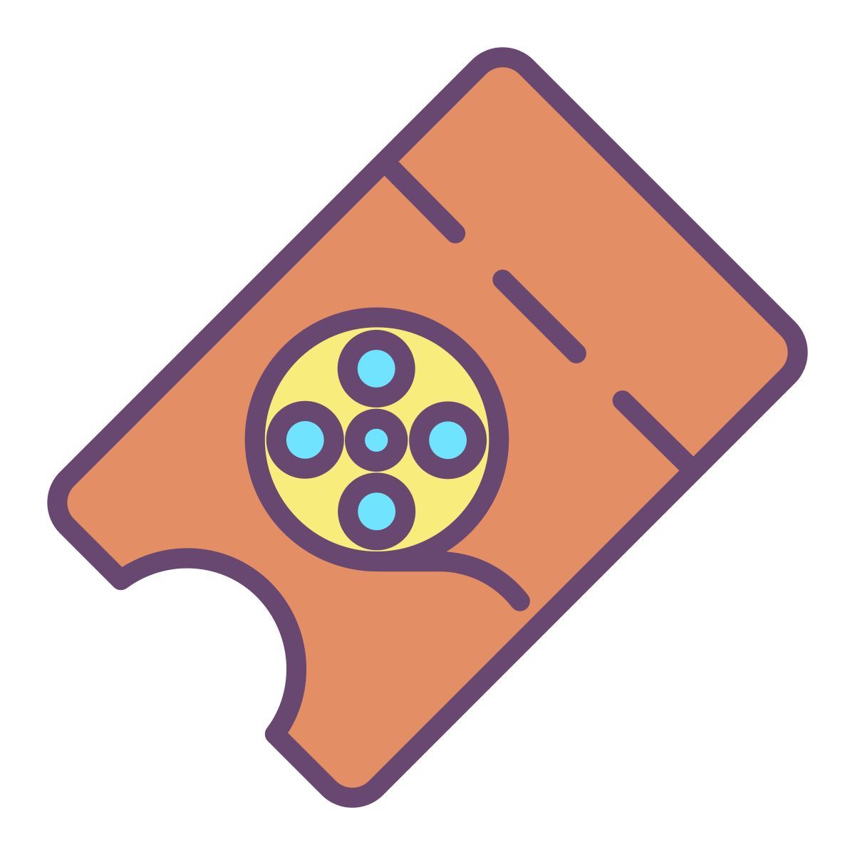 movie ticket icon