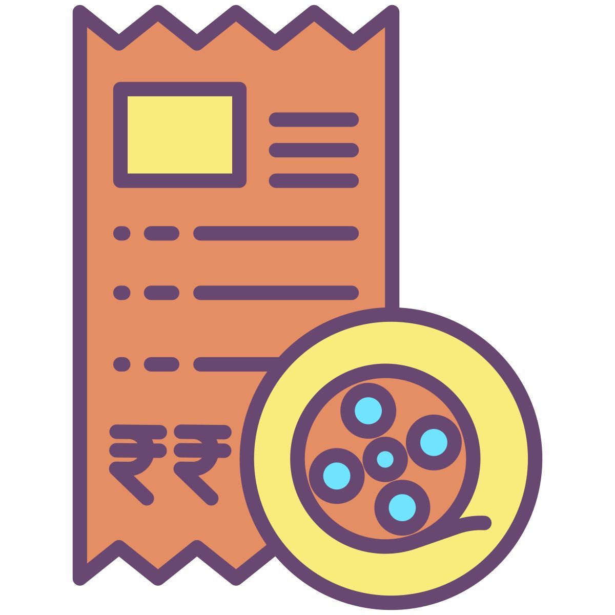 movie ticket icon