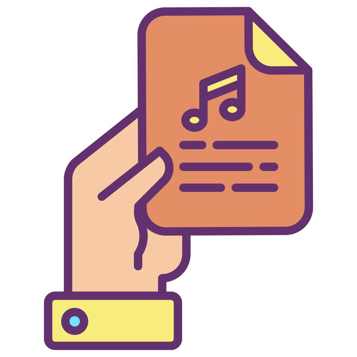 fichier musical icon