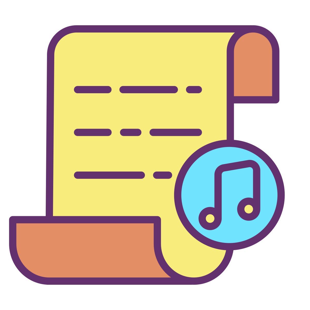 fichier musical icon