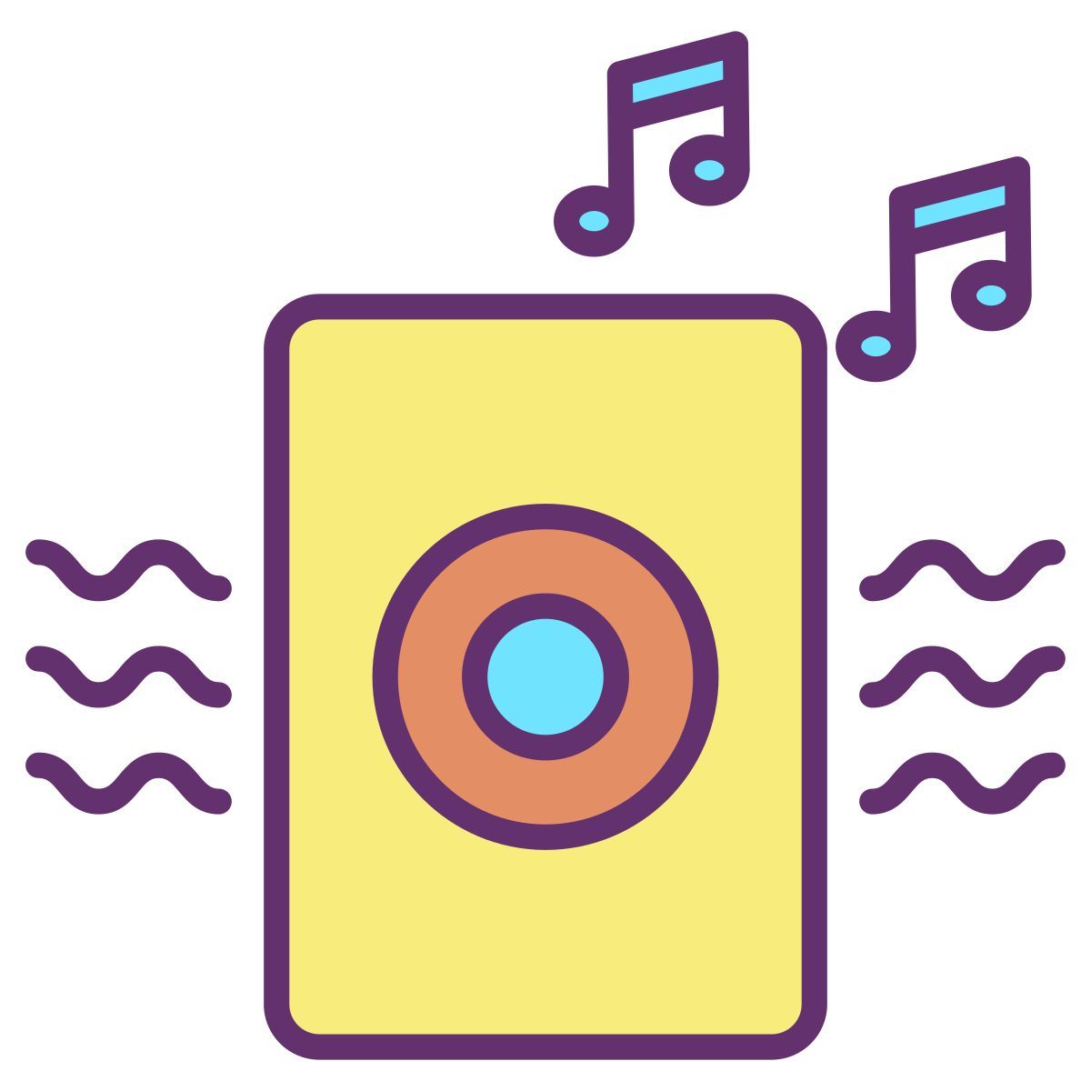 music system icon