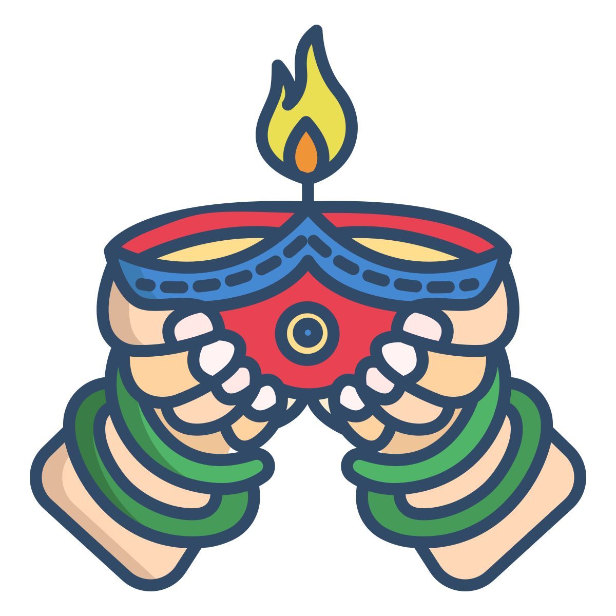 oil lamp icon
