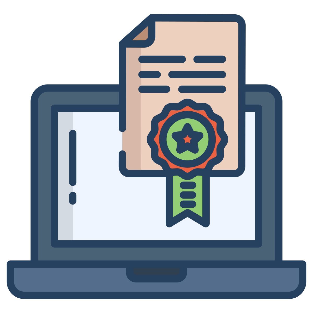 Online-Zertifikat icon